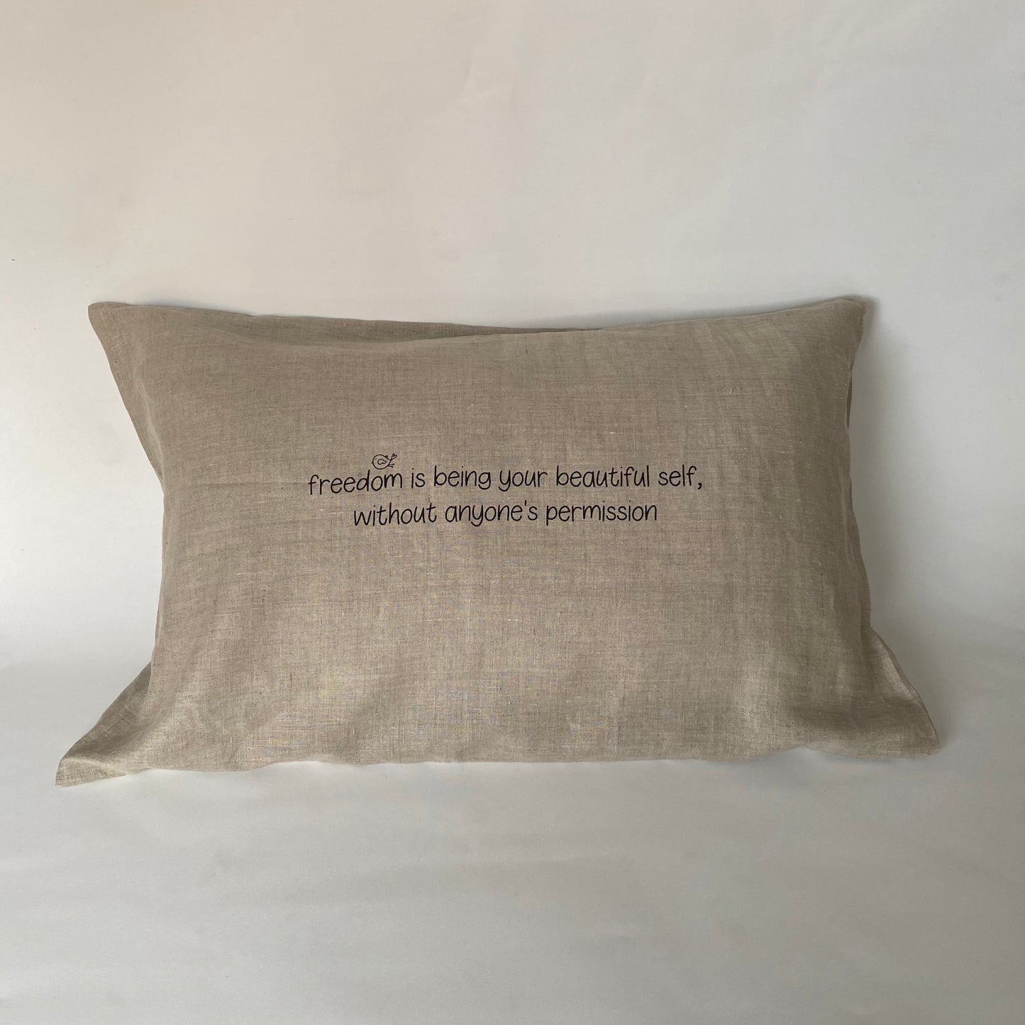 Freedom Pillowcase - Linen